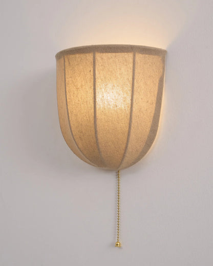 Sienna Linen Wall Sconce