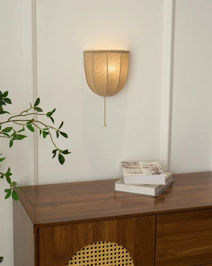 Sienna Linen Wall Sconce