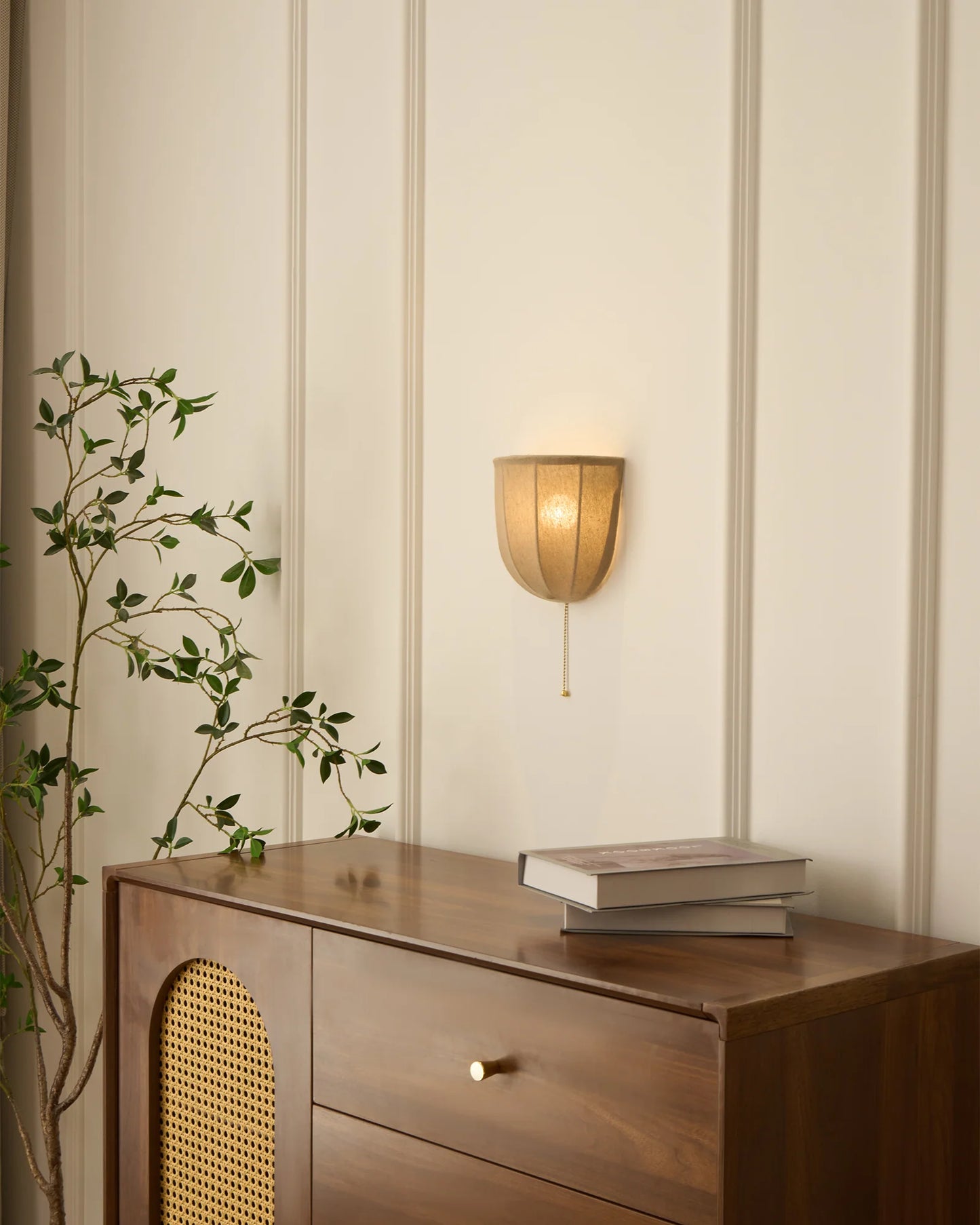 Sienna Linen Wall Sconce