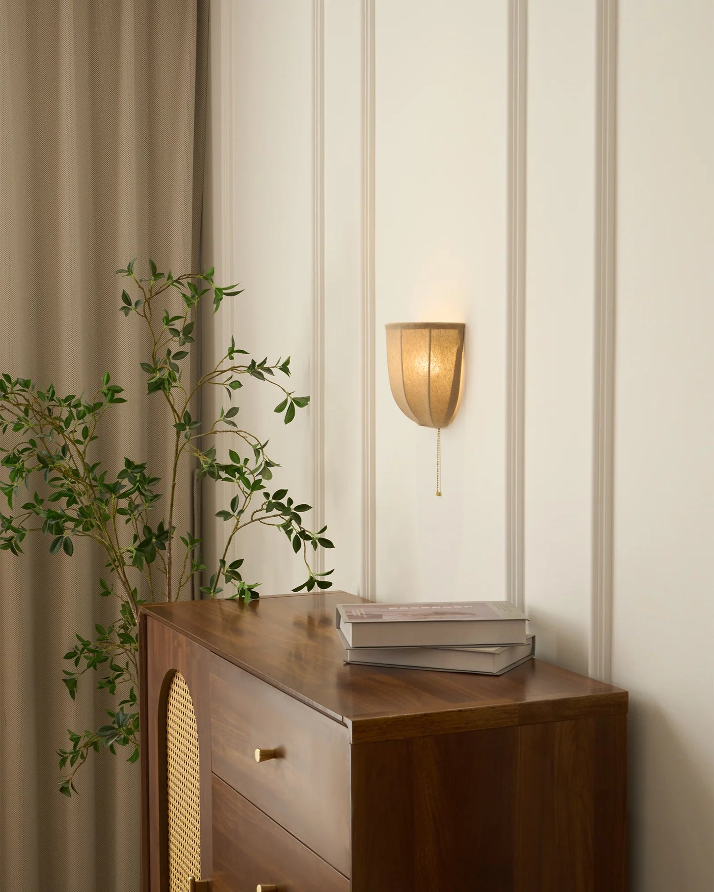 Sienna Linen Wall Sconce