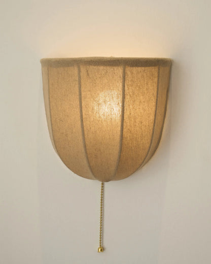 Sienna Linen Wall Sconce