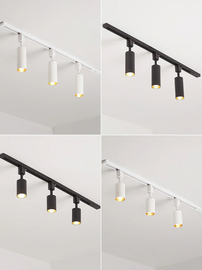 Sleek Cylinder Track Light