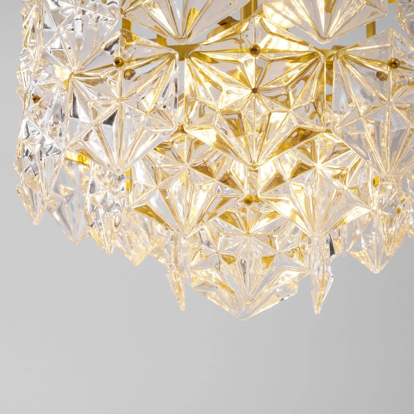Snowflake Glass Chandelier
