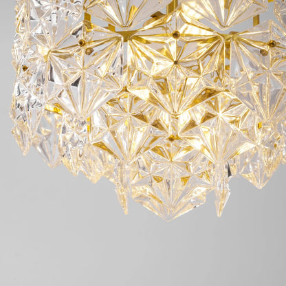Snowflake Glass Chandelier