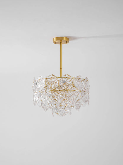 Snowflake Glass Chandelier