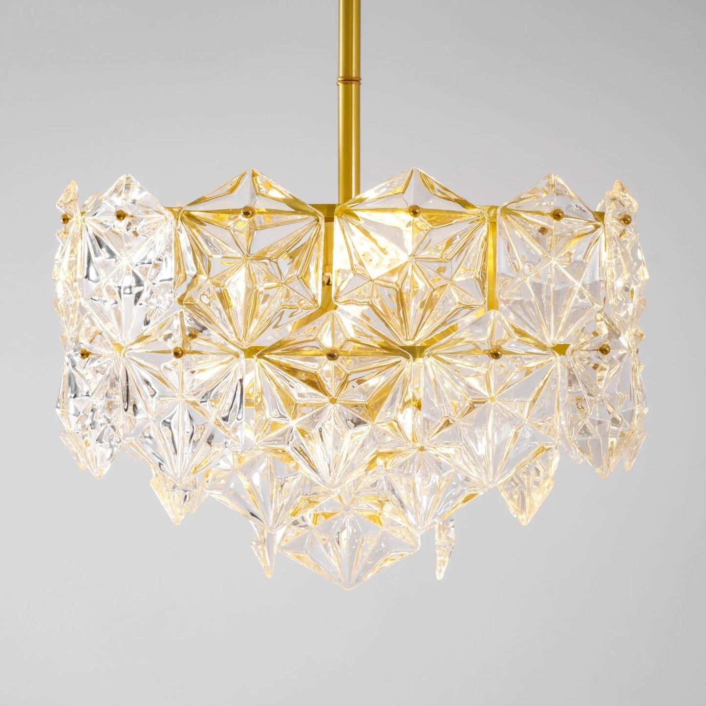 Snowflake Glass Chandelier
