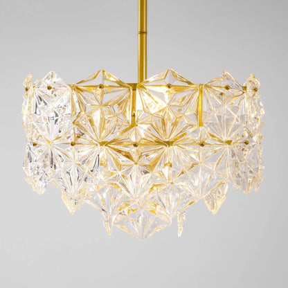 Snowflake Glass Chandelier