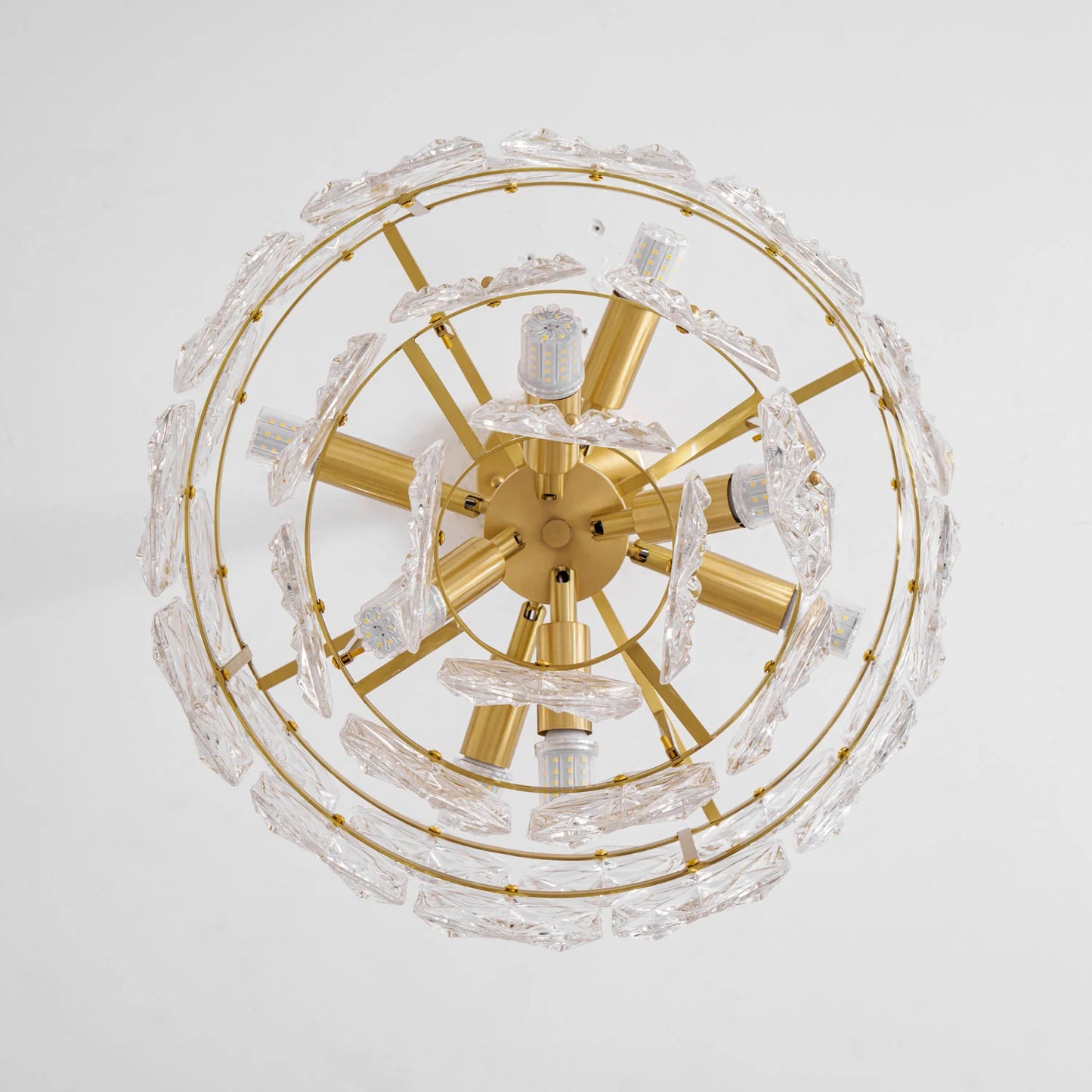 Snowflake Glass Chandelier
