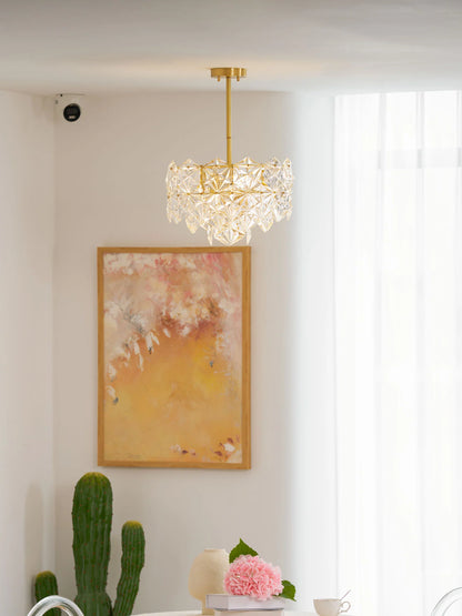 Snowflake Glass Chandelier