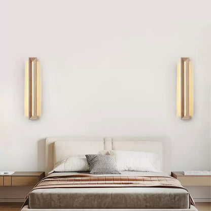Solace Travertine Beam Wall Light