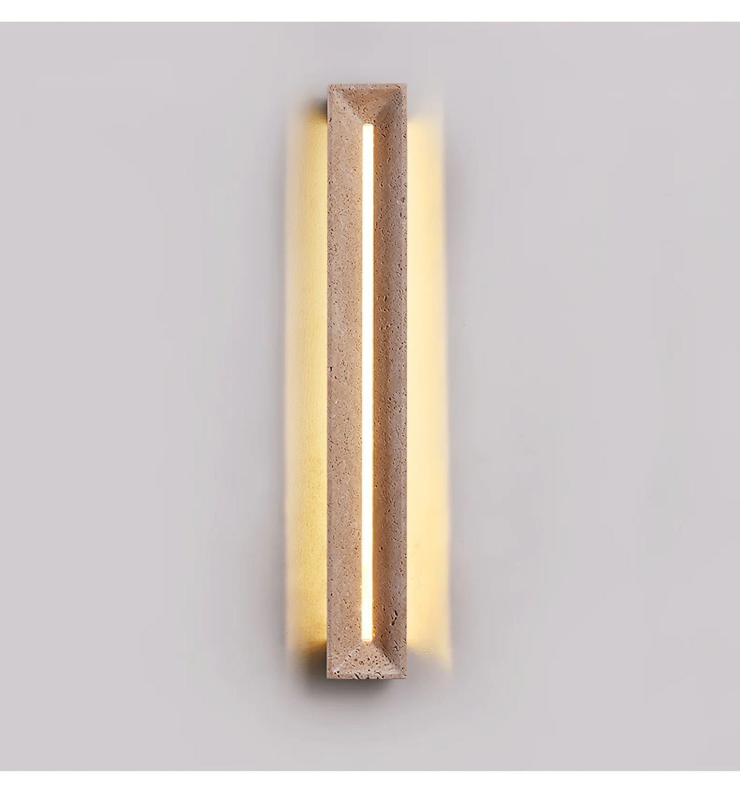 Solace Travertine Beam Wall Light