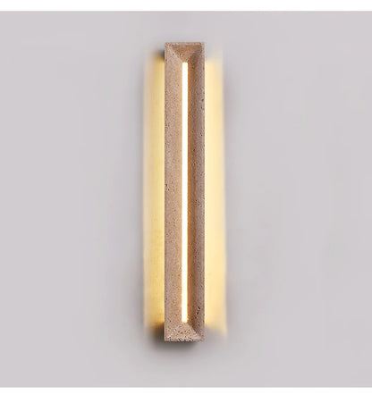 Solace Travertine Beam Wall Light