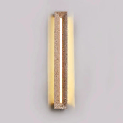 Solace Travertine Beam Wall Light