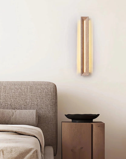 Solace Travertine Beam Wall Light