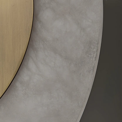Solari Alabaster Leaf Sconce