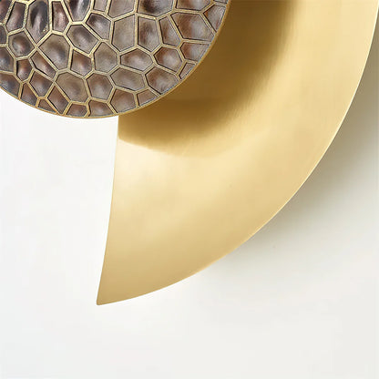 Spiral Crescent Wall Lamp