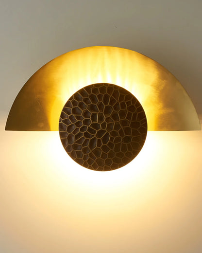 Spiral Crescent Wall Lamp