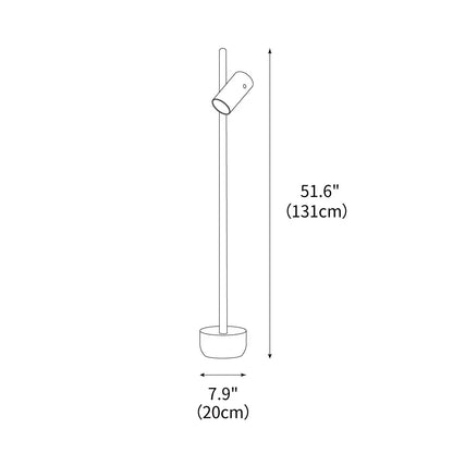 Spotlight Wood Floor Lamp
