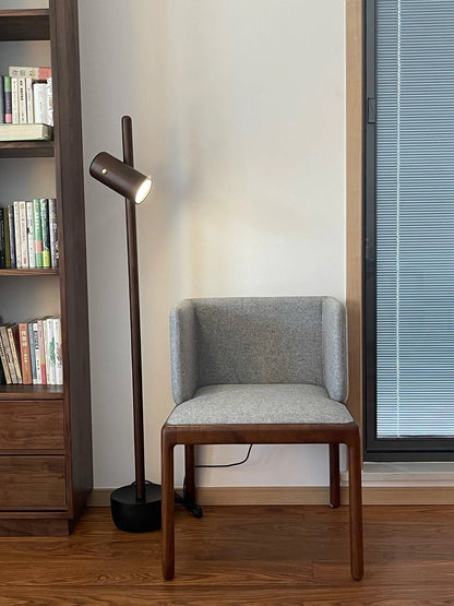 Spotlight Wood Floor Lamp