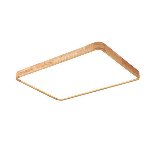 Sqare Wooden Ceiling Light