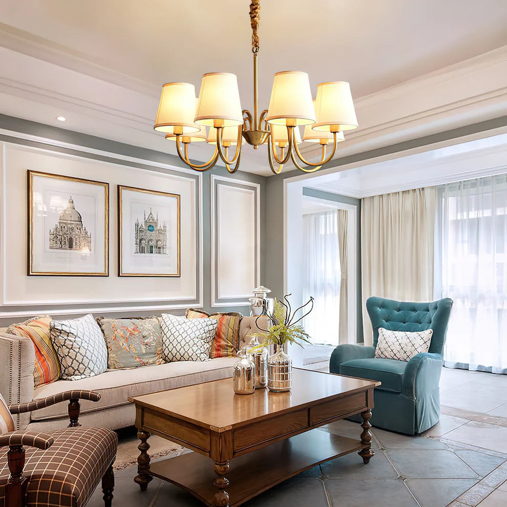 Aged Stacey Chandelier