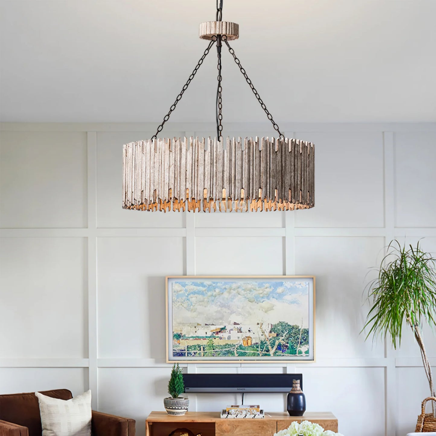 Statement Drum Chandelier