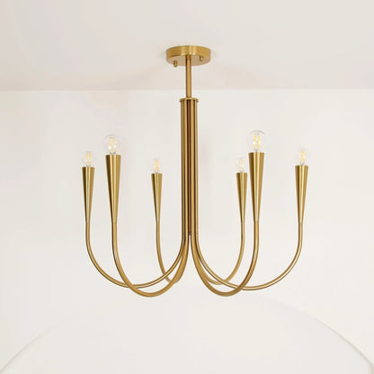 Swoop Arm Chandelier