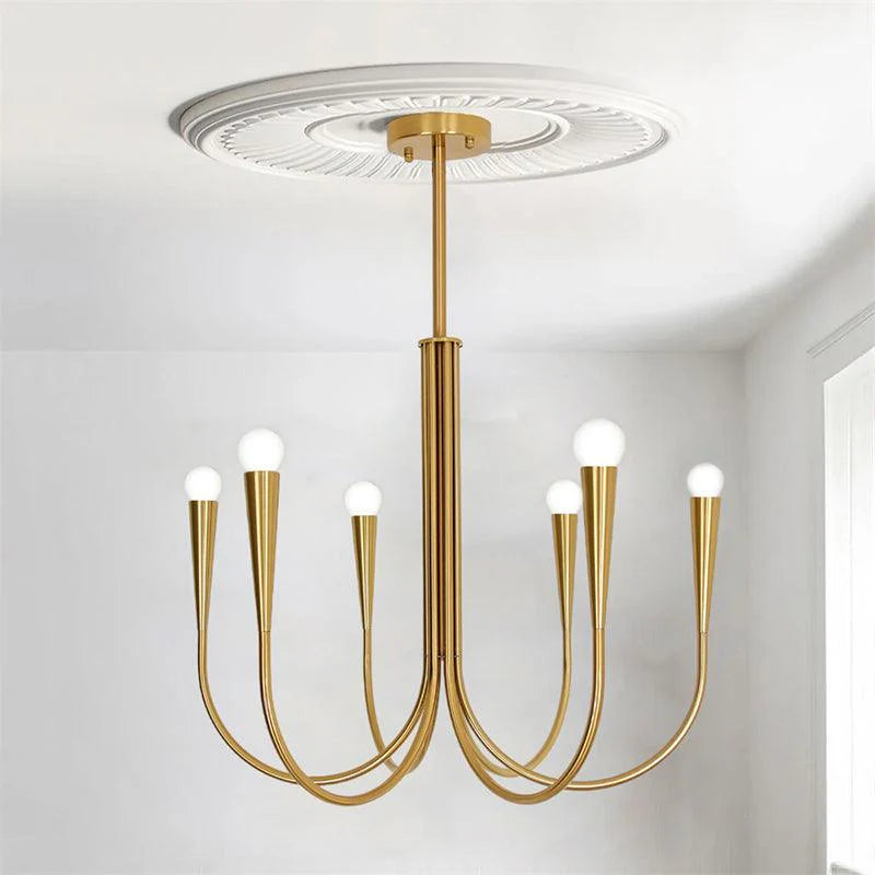 Swoop Arm Chandelier