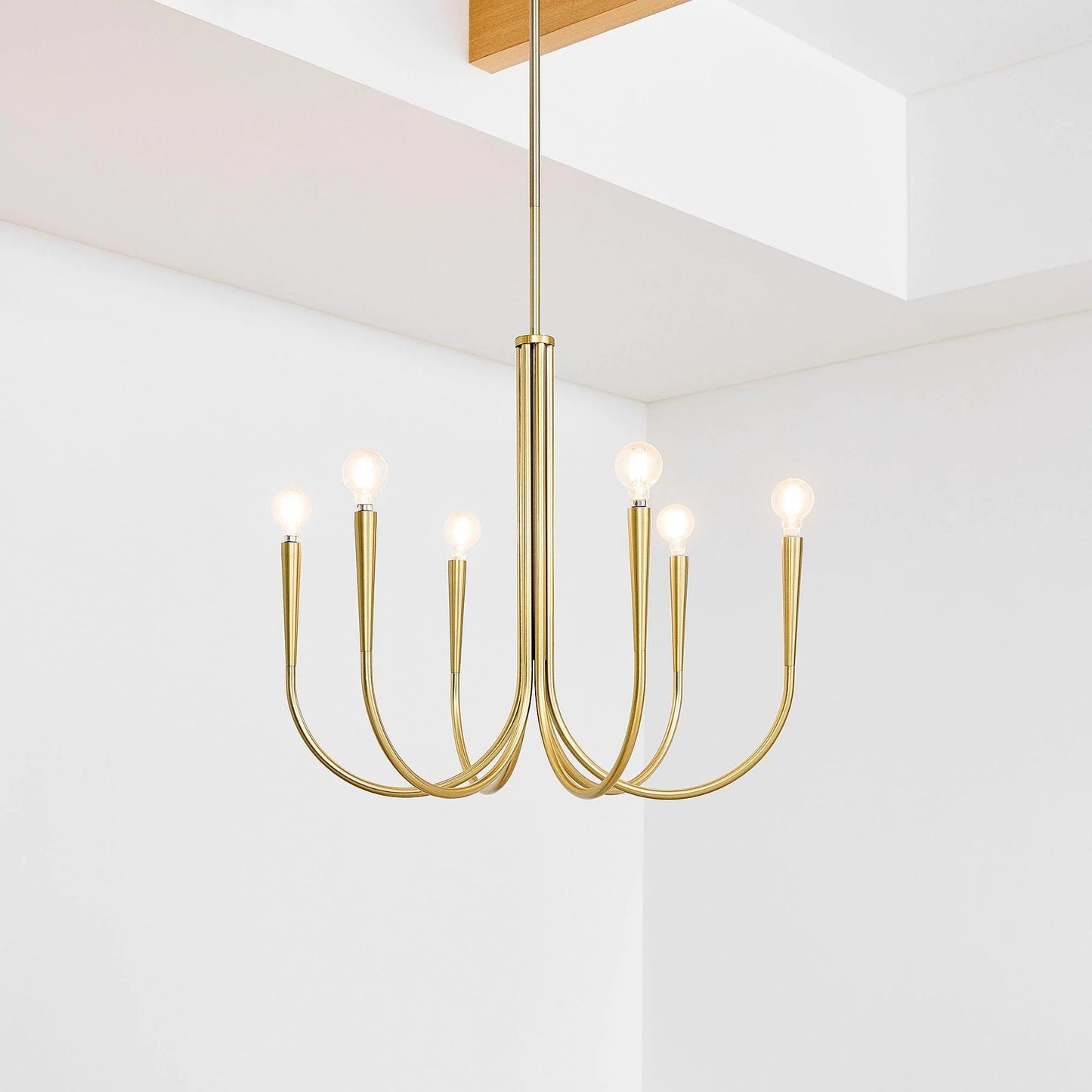 Swoop Arm Chandelier