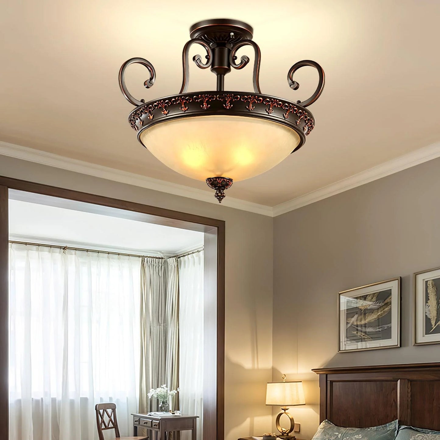 Symphony Semi-Flush Ceiling Light