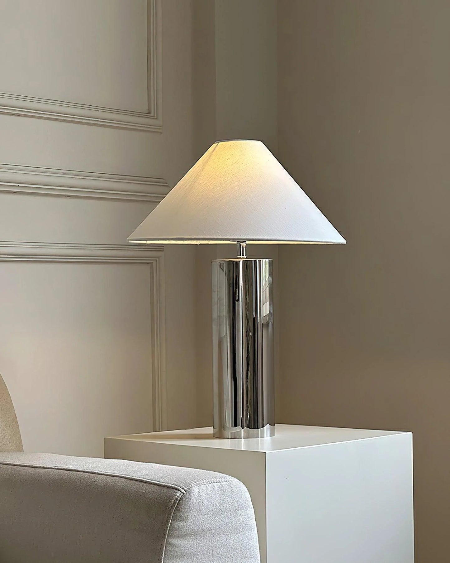 Theo Chrome Table Lamp