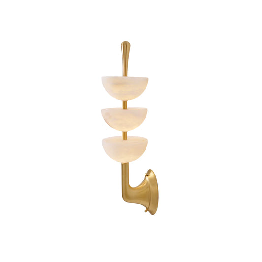 Triple Alabaster Wall Sconce