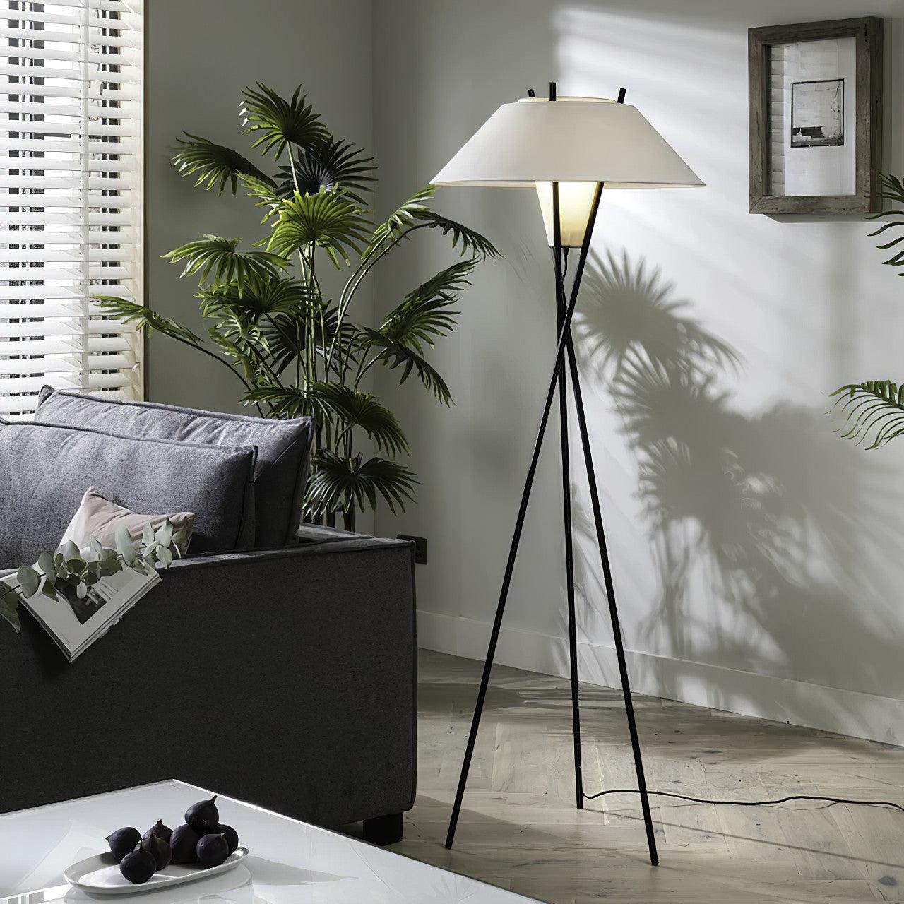 Tripod Cap Floor Lamp