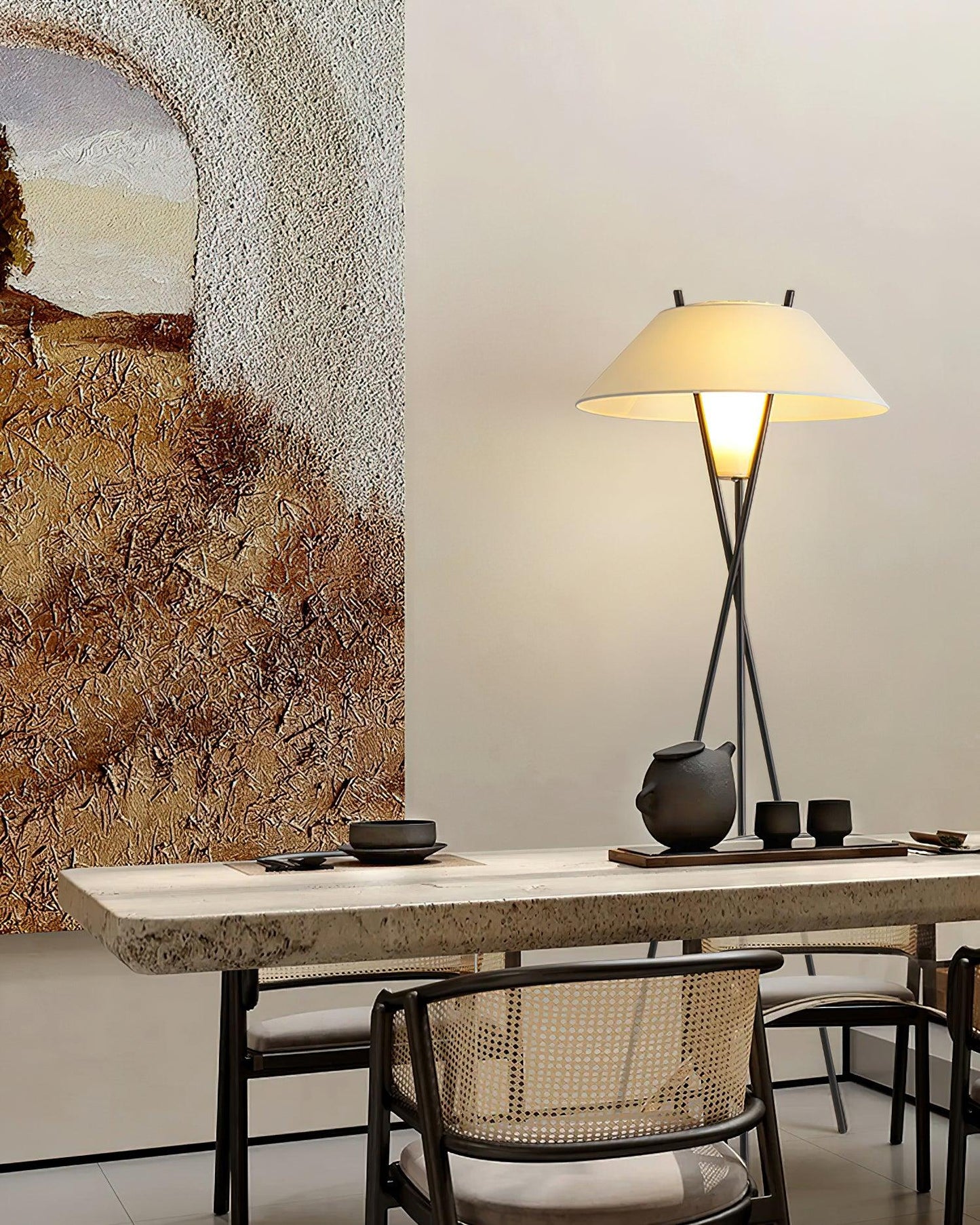 Tripod Cap Floor Lamp