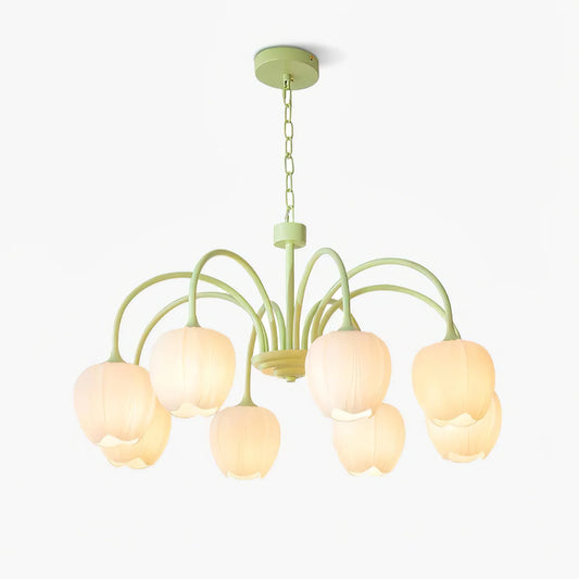 Tulip Matcha Chandelier