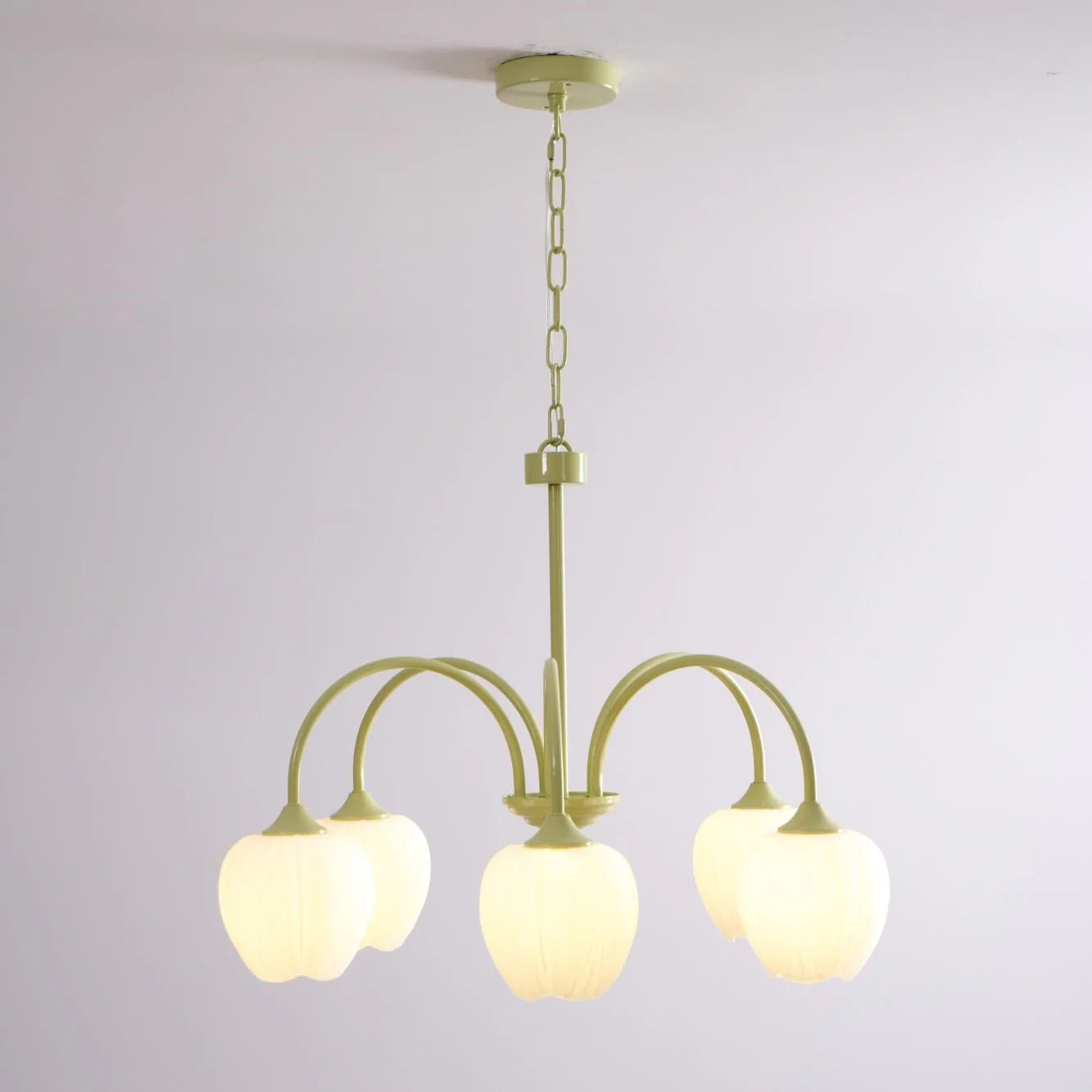Tulip Matcha Chandelier