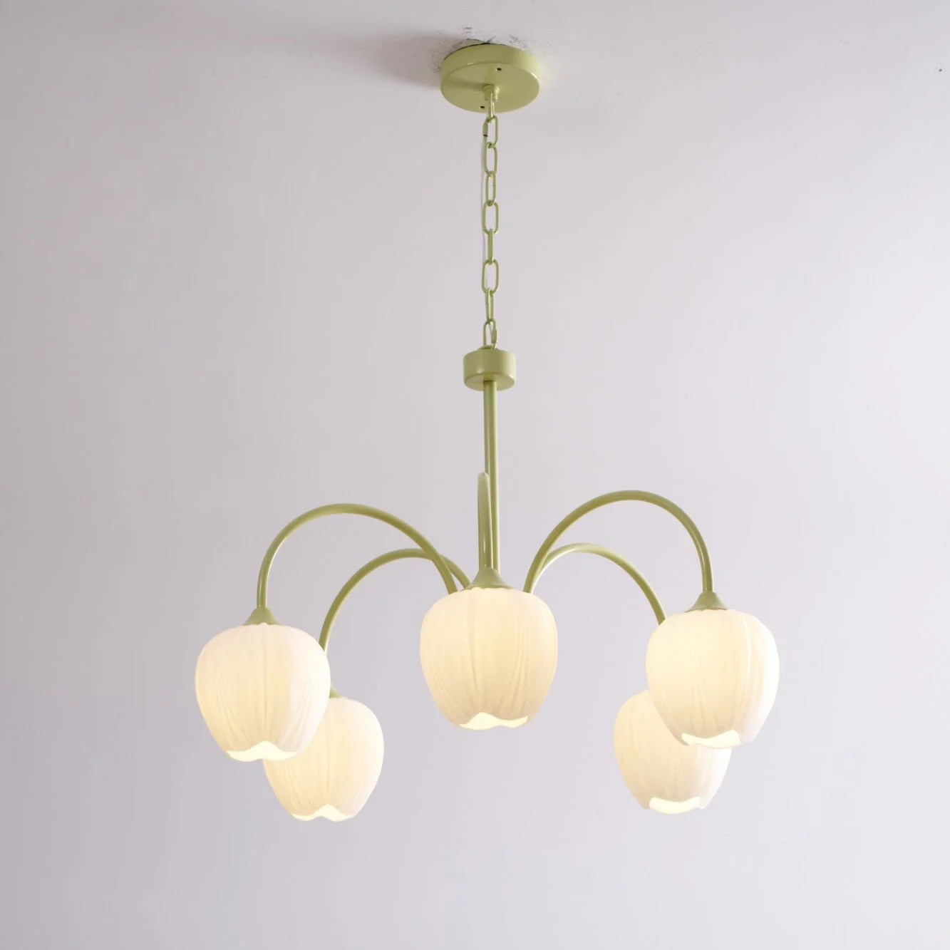 Tulip Matcha Chandelier