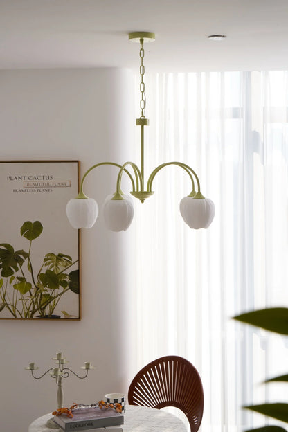 Tulip Matcha Chandelier