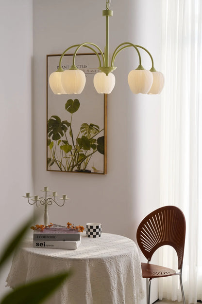 Tulip Matcha Chandelier