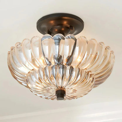 Umbrella Glass Ceiling Light