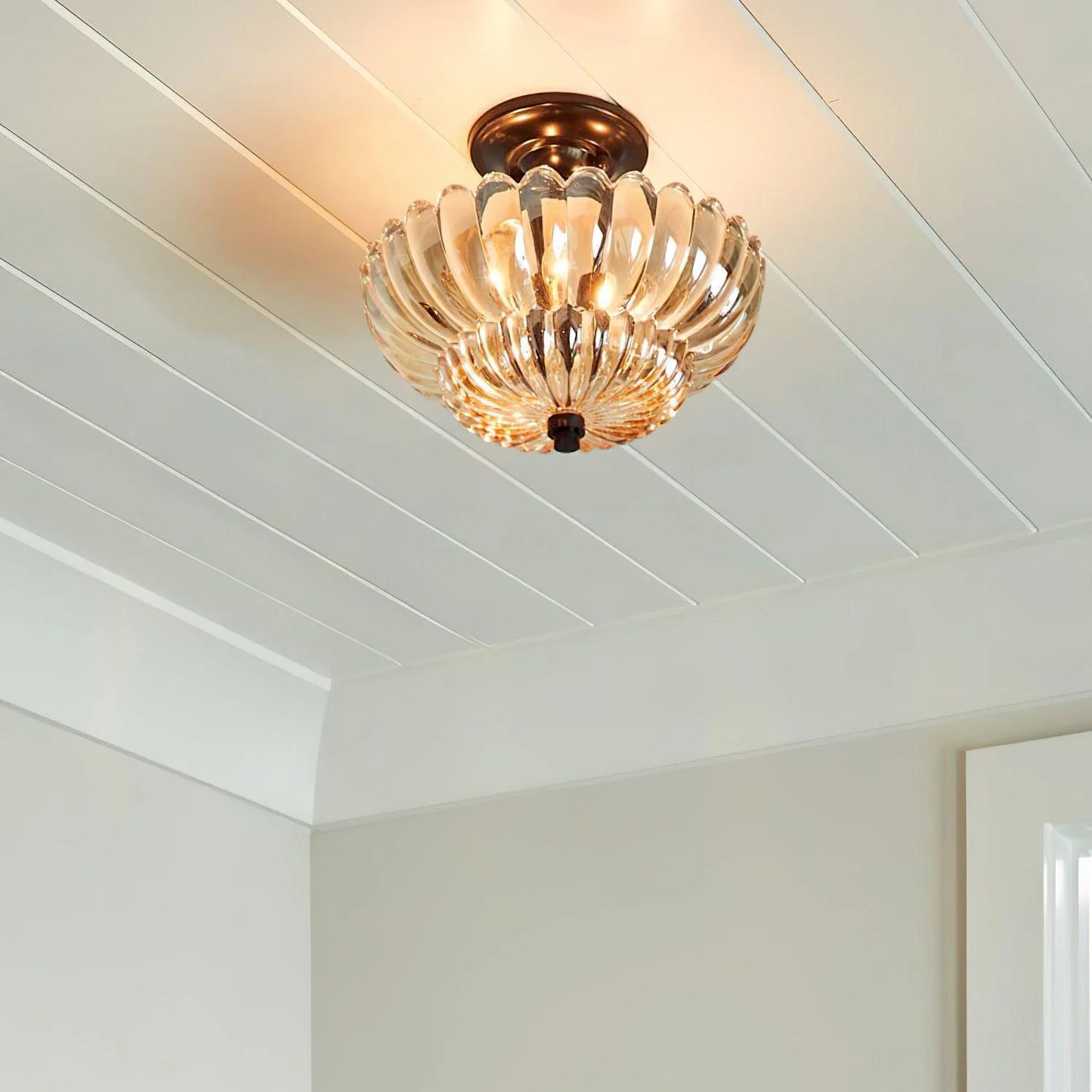 Umbrella Glass Ceiling Light