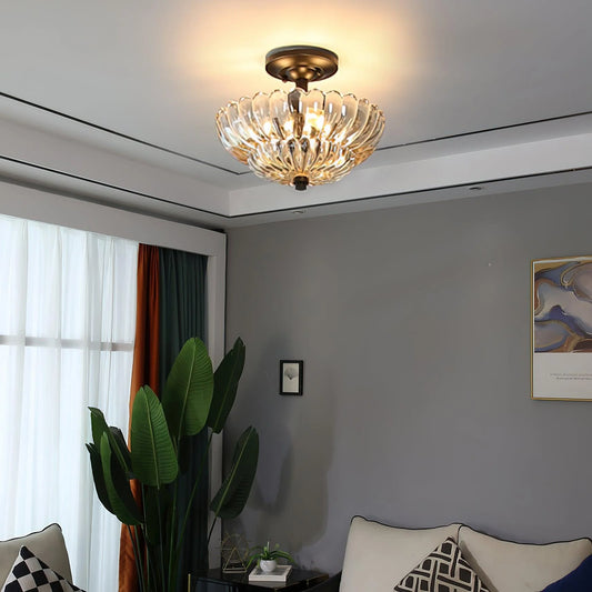 Umbrella Glass Ceiling Light