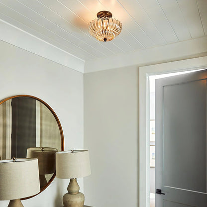 Umbrella Glass Ceiling Light