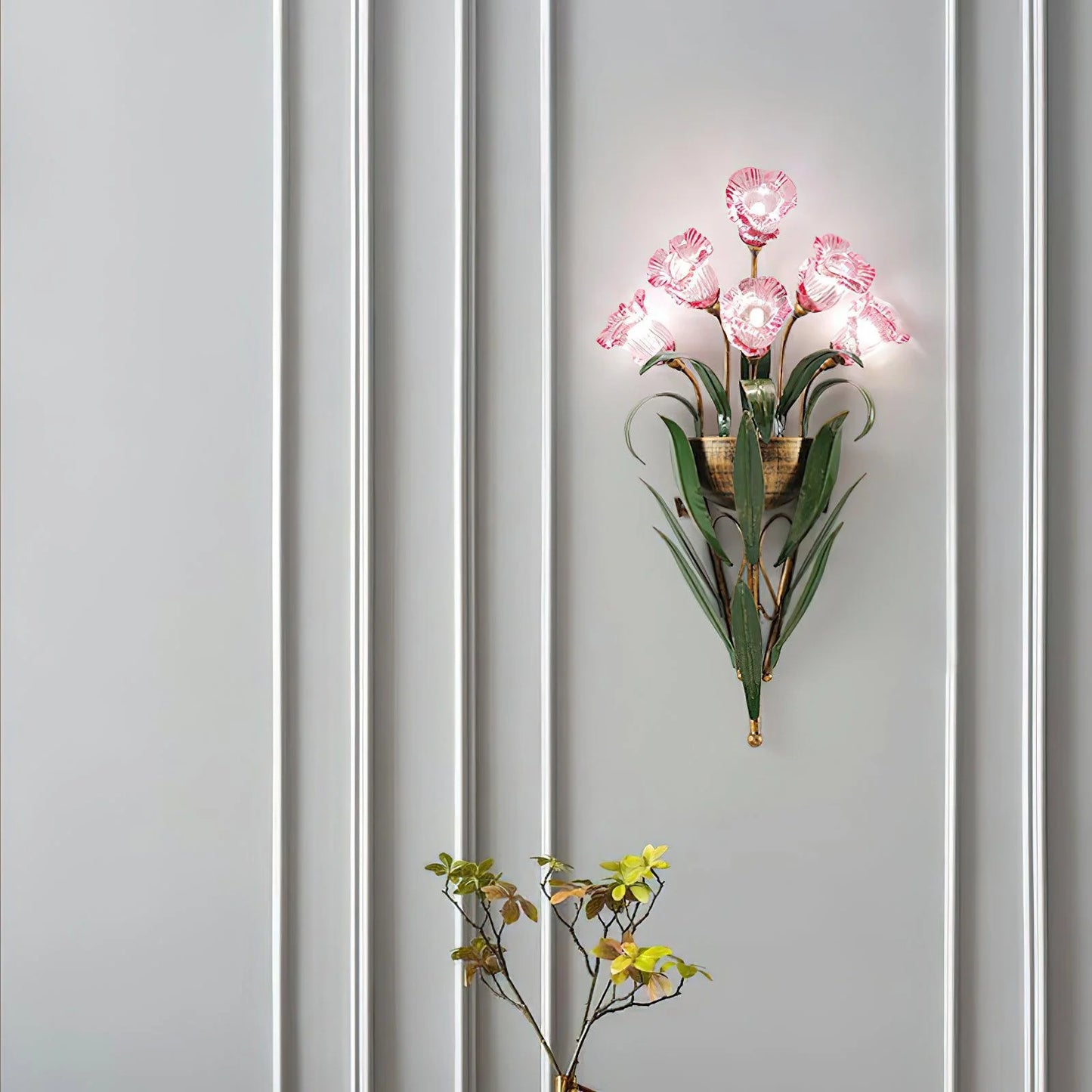 Verdant Blossom Wall Lamp