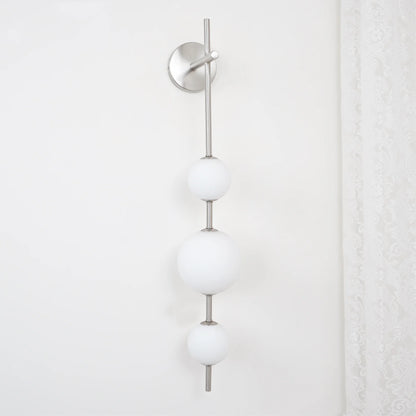 Vertical Globe Wall Lamp