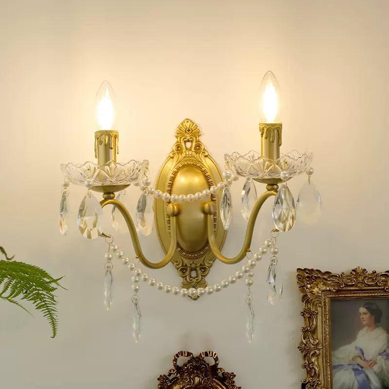 Victoria Crystal Wall Sconce