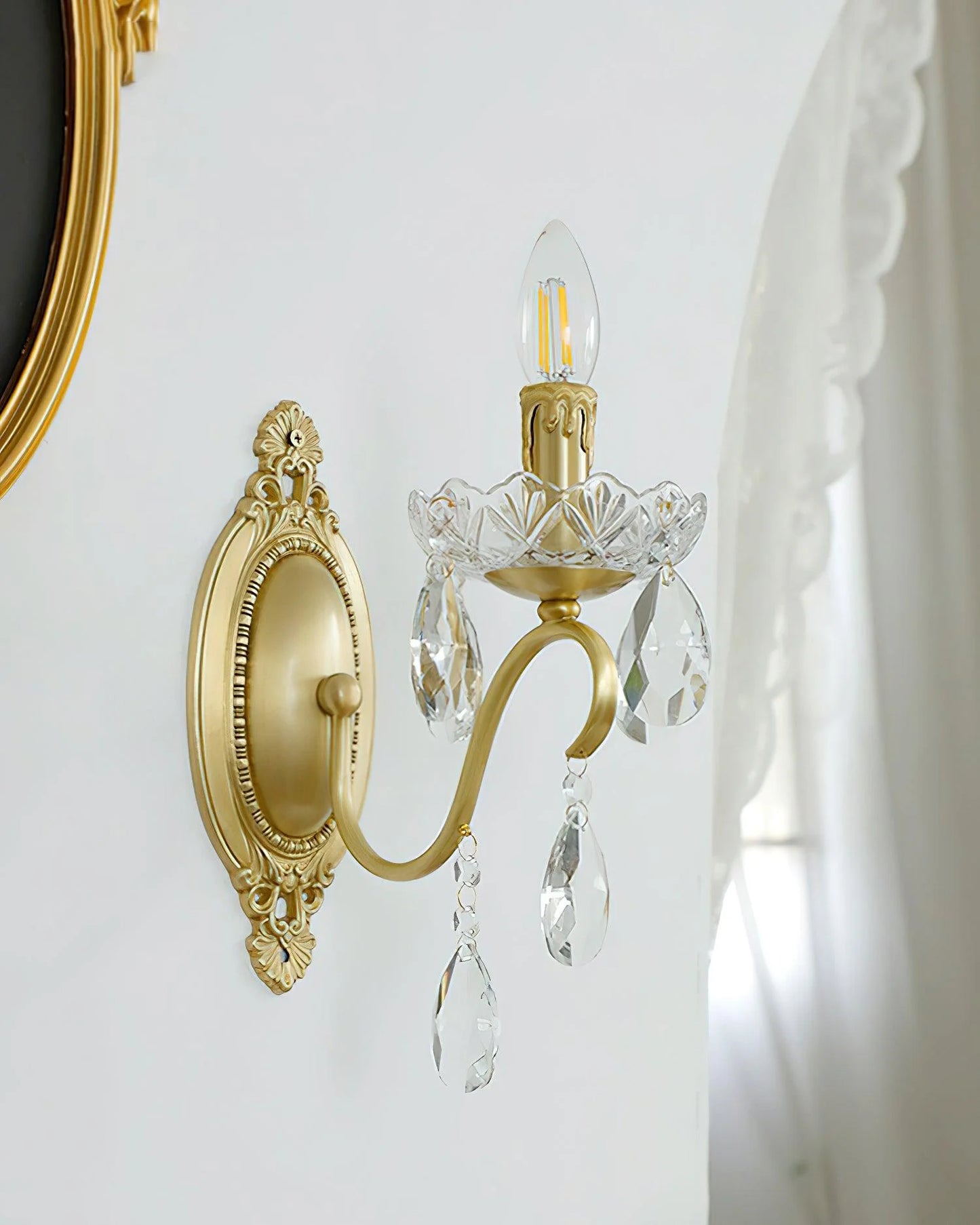 Victoria Crystal Wall Sconce