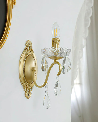 Victoria Crystal Wall Sconce