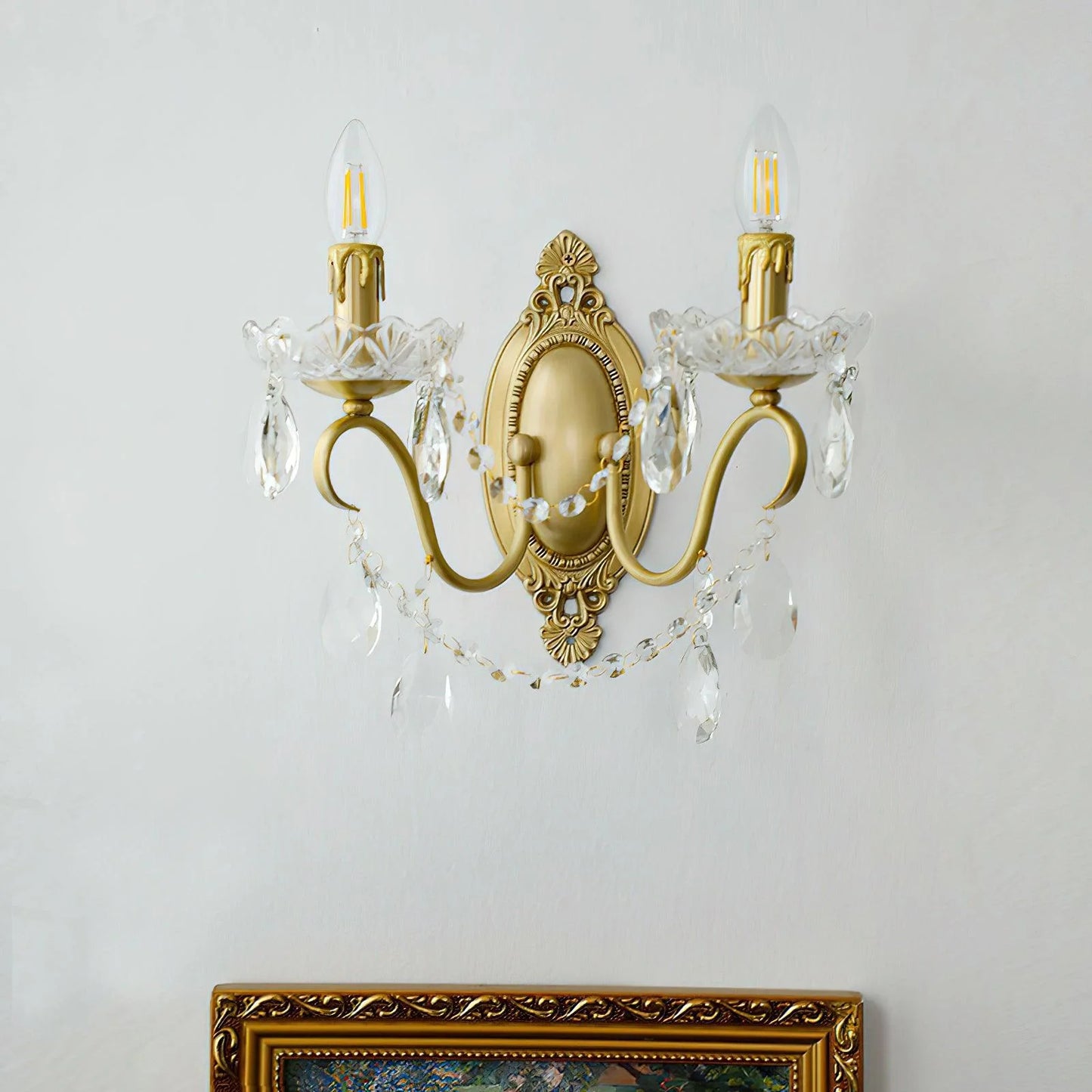 Victoria Crystal Wall Sconce