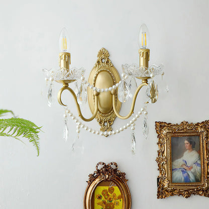 Victoria Crystal Wall Sconce